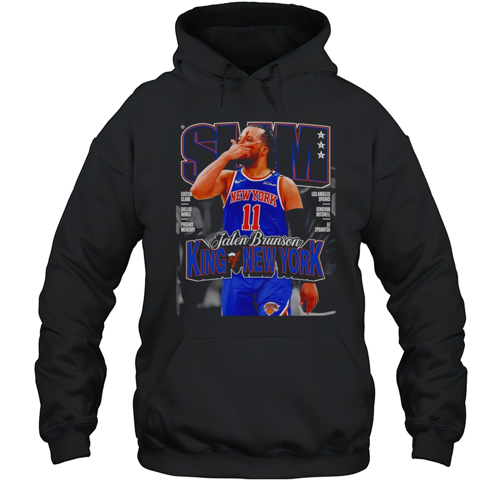 Slam Jalen Brunson King Of New York Shirt Unisex Hoodie