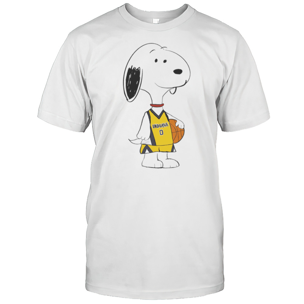 Snoopy Tyrese Haliburton Indiana Pacers Shirt