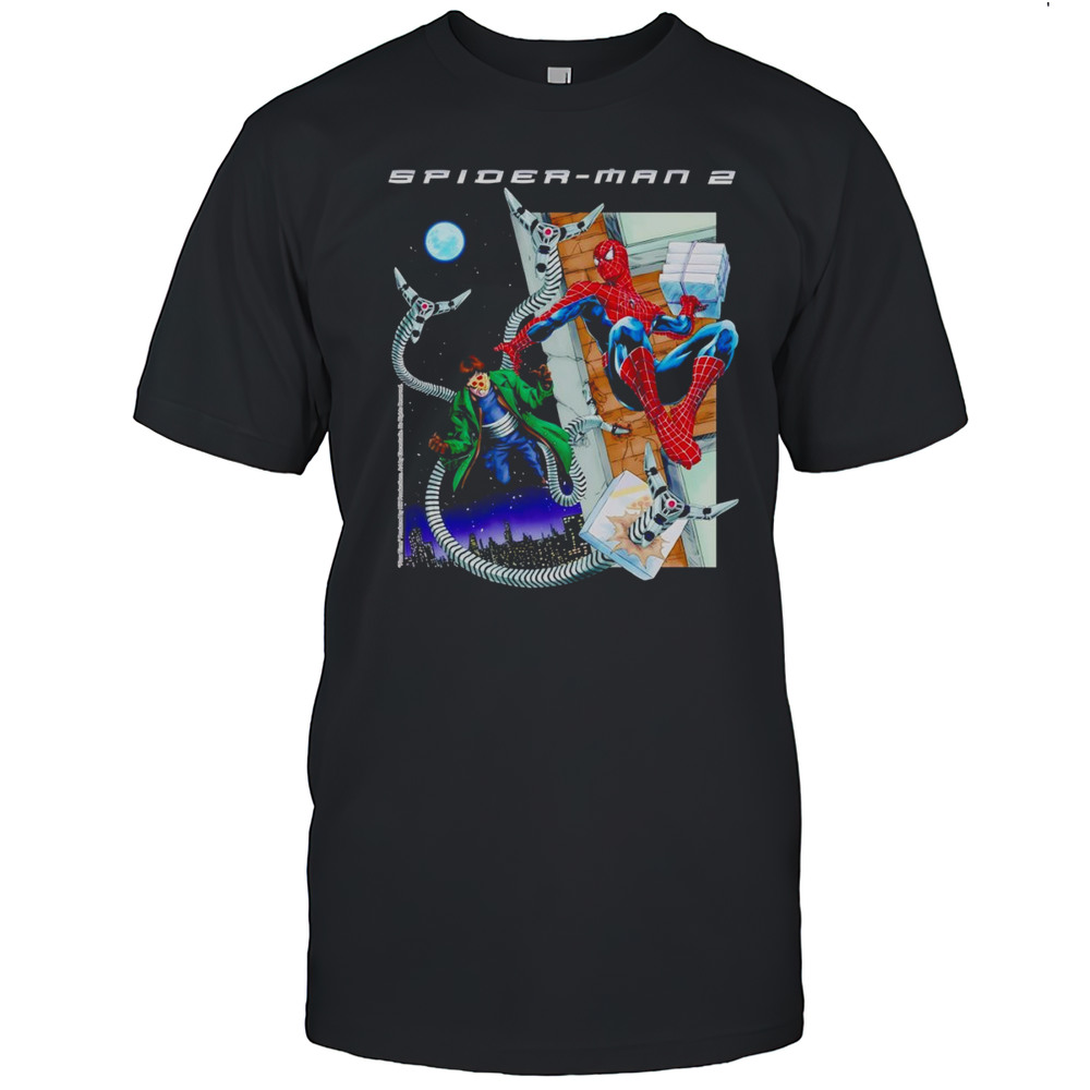 Spider-man 2 Vs Dr Octopus Pizza Time Shirt