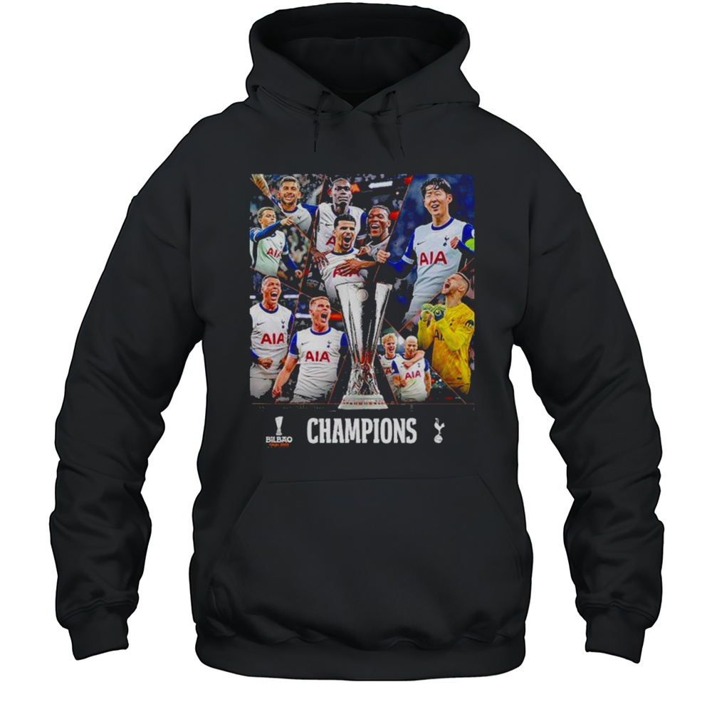 Tottenham Hotspur Is The UEFA Europa League Champions 2025 Their First Major Trophy In 17 Years Shirt Unisex Hoodie