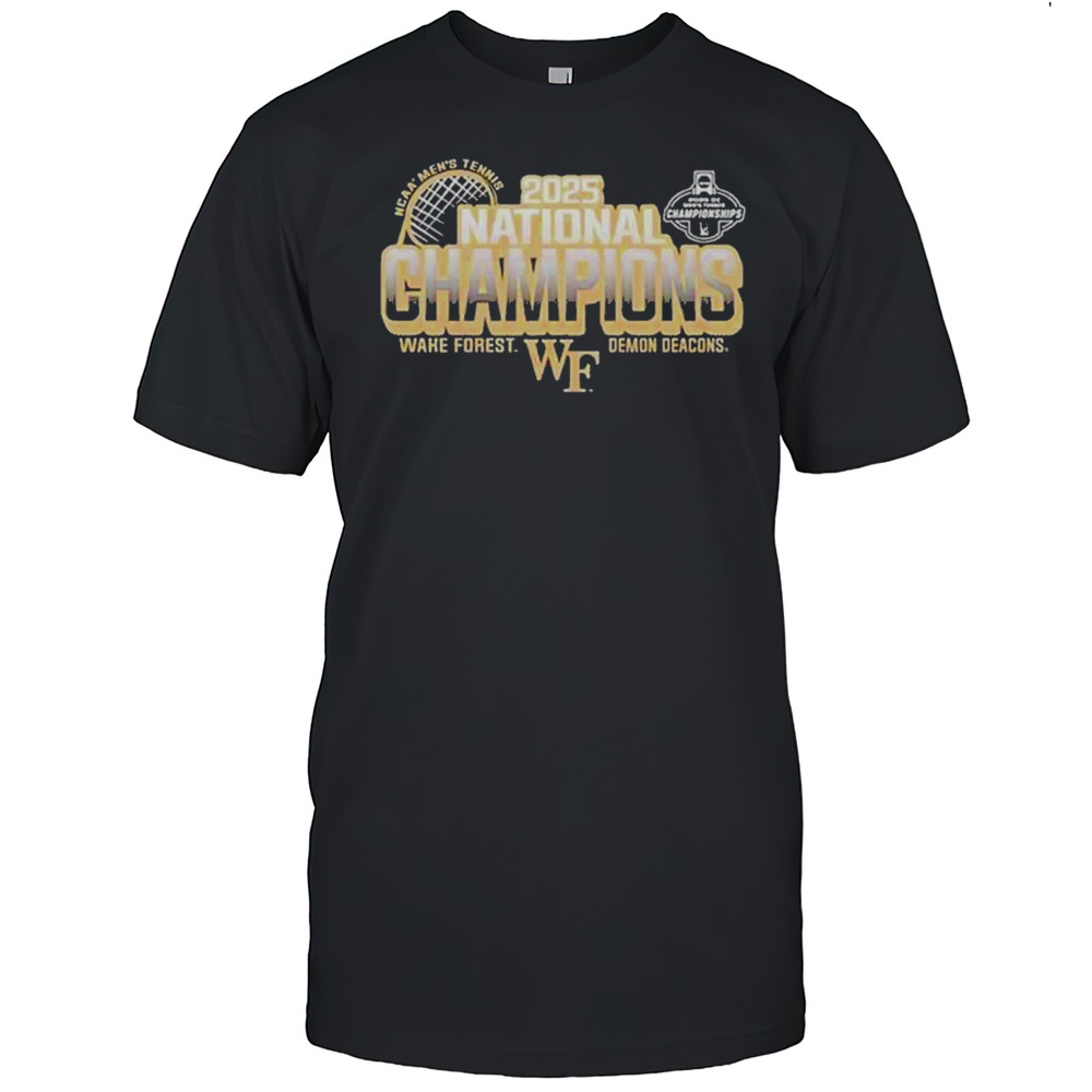 Wake Forest Demon Deacons NCAA Division I Mens Tennis 2025 National Champions Shirt