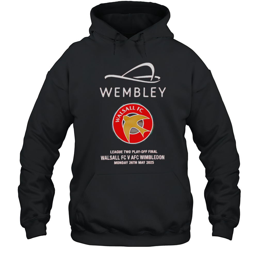 Wembley Walsall Football Club Shirt Unisex Hoodie