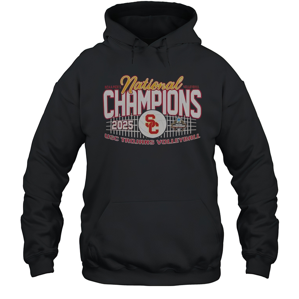 2025 NCAA Mens Volleyball National Champions USC Trojans T-Shirt Unisex Hoodie