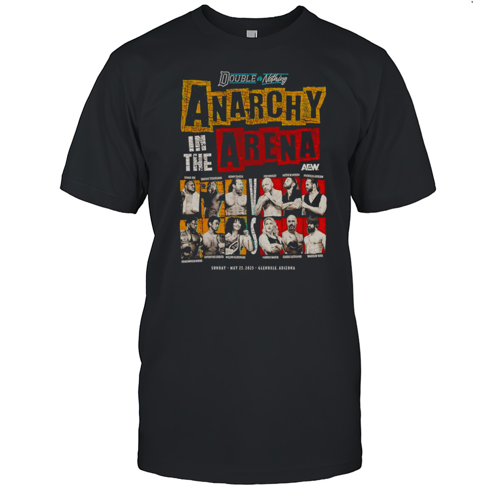 AEW Double Or Nothing 2025 Anarchy In The Arena Shirt