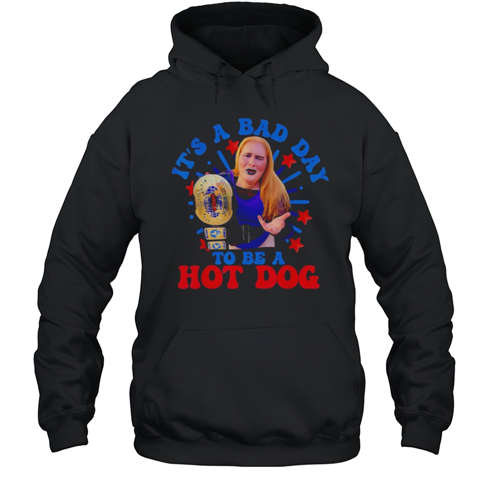 Emily Saxton Its A Bad Day To Be A Hot Dog Shirt Unisex Hoodie