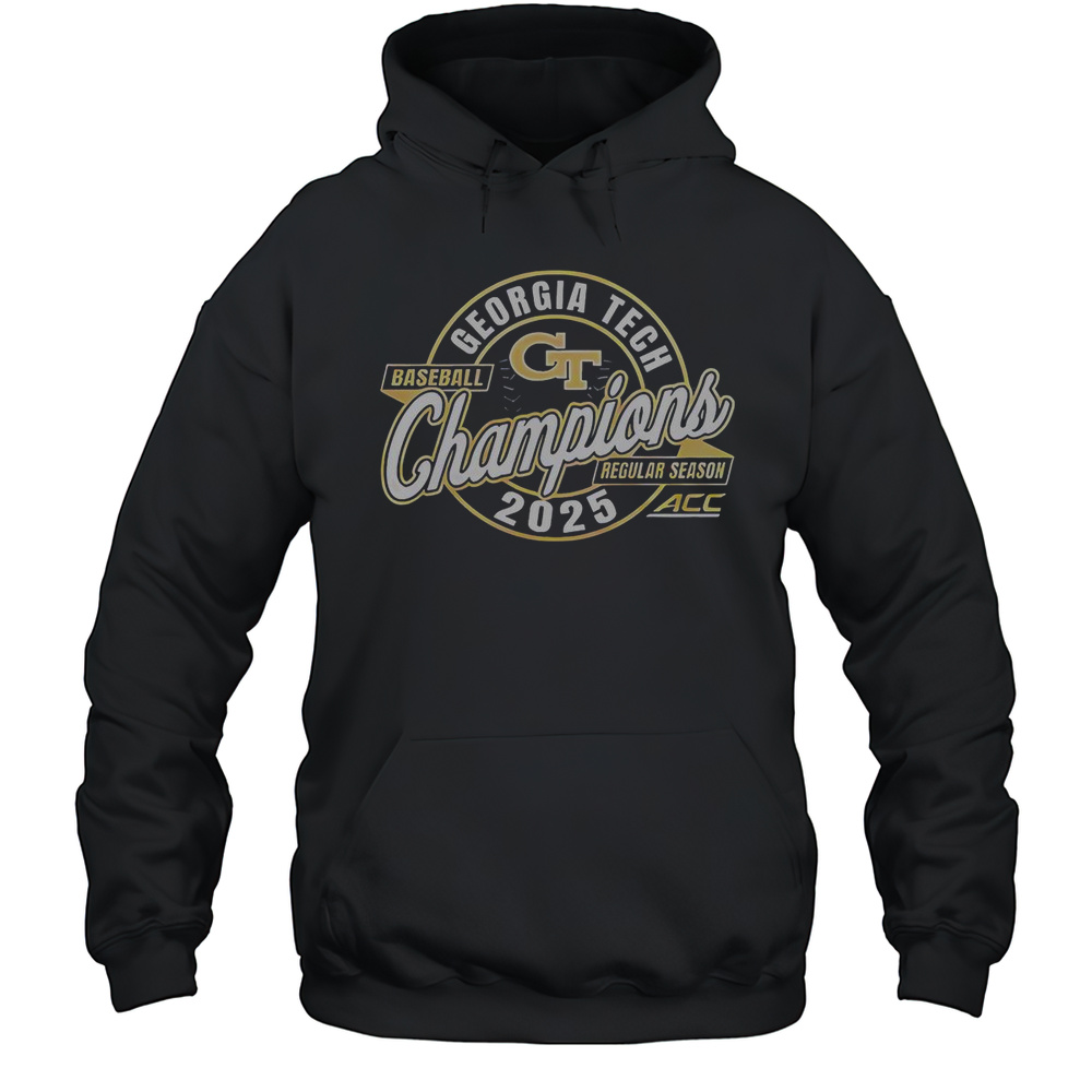 Georgia Tech 2025 ACC Regular Season Champions T-Shirt Unisex Hoodie