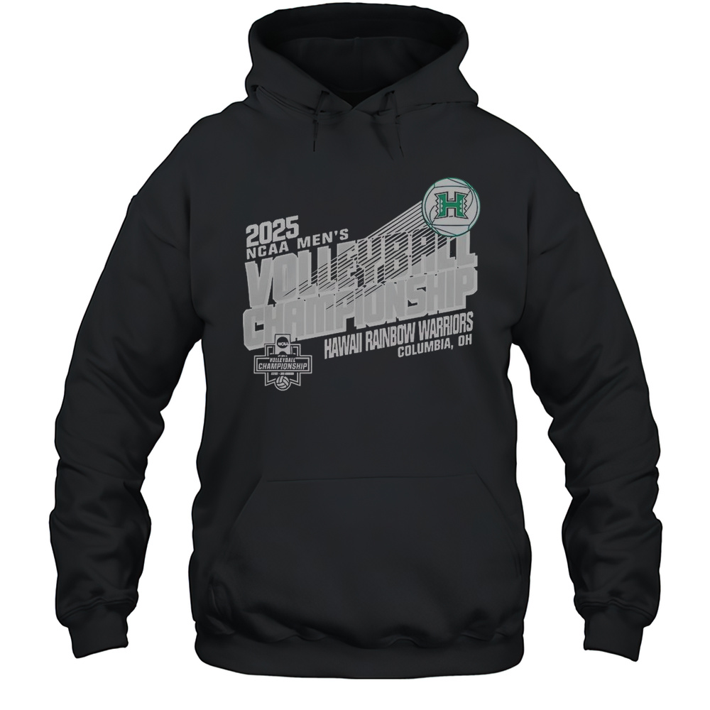 Hawaii Warriors 2025 NCAA Mens Volleyball Championship T-Shirt Unisex Hoodie
