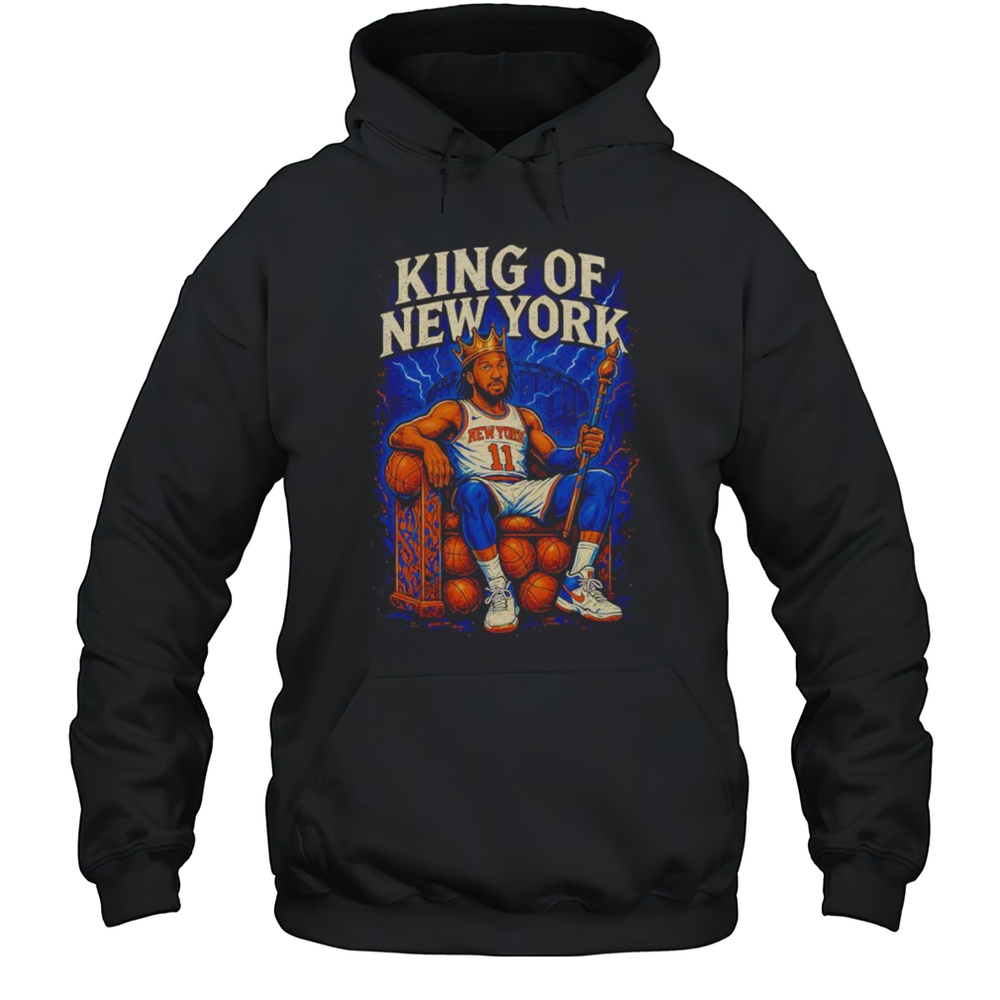 Jalen Brunson King Of NY Great Shirt Unisex Hoodie