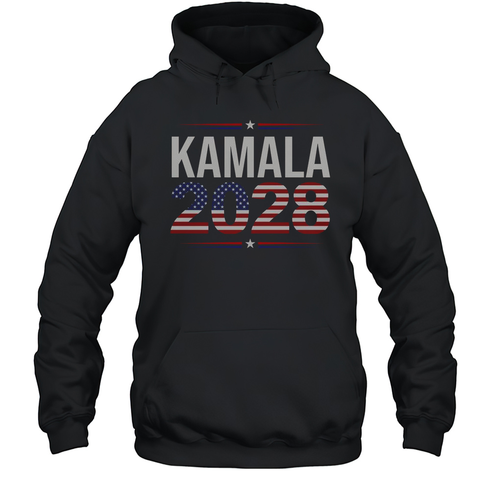 Kamala For President 2028 Retro Harris T-Shirt Unisex Hoodie