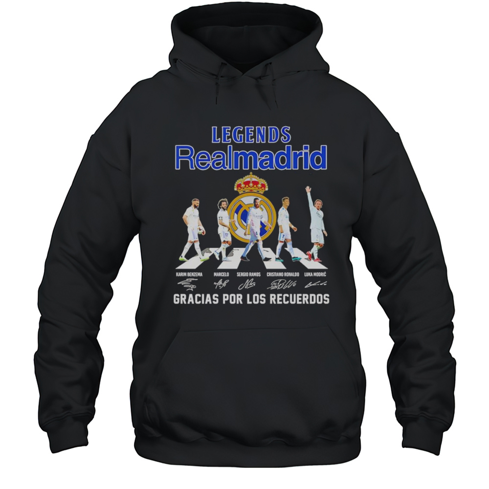 Legends Realmadrid Gracias Por Los Recuerdos Shirt Unisex Hoodie