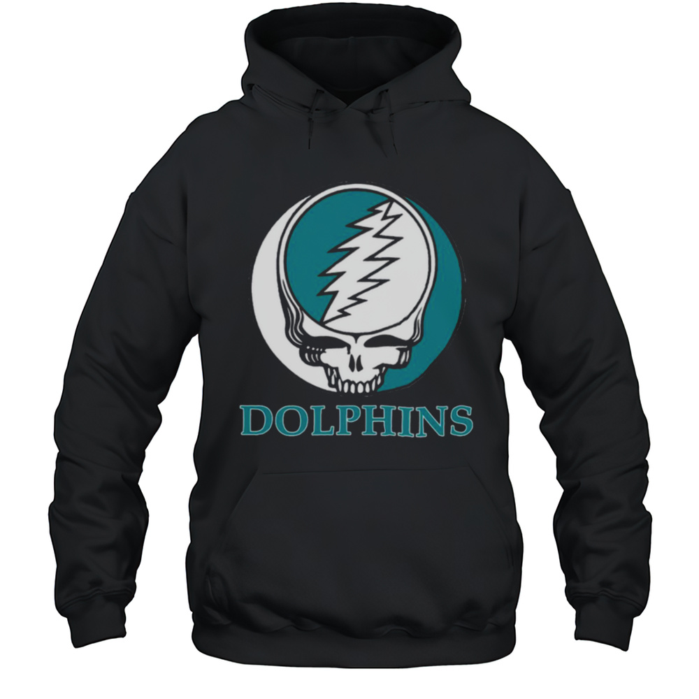Miami Dolphins Grateful Dead Logo Shirt Unisex Hoodie