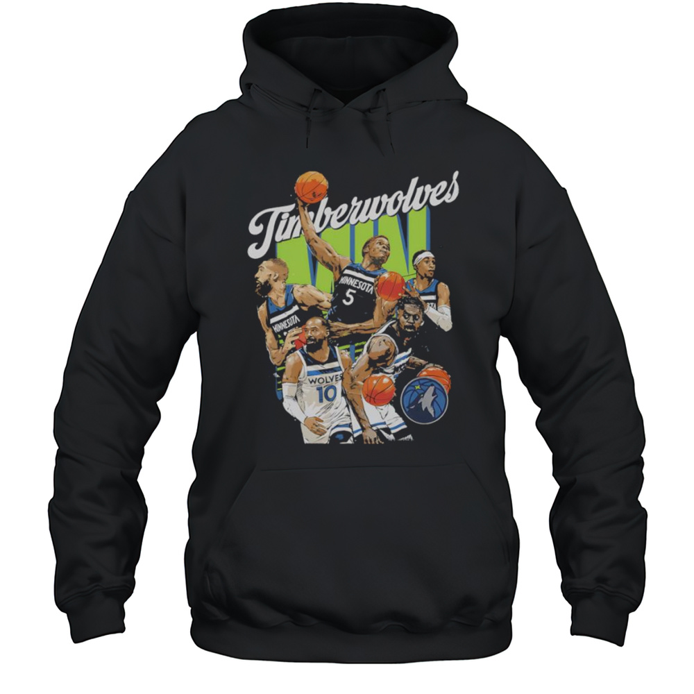 Minnesota Timberwolves Starting 5 Shirt Unisex Hoodie