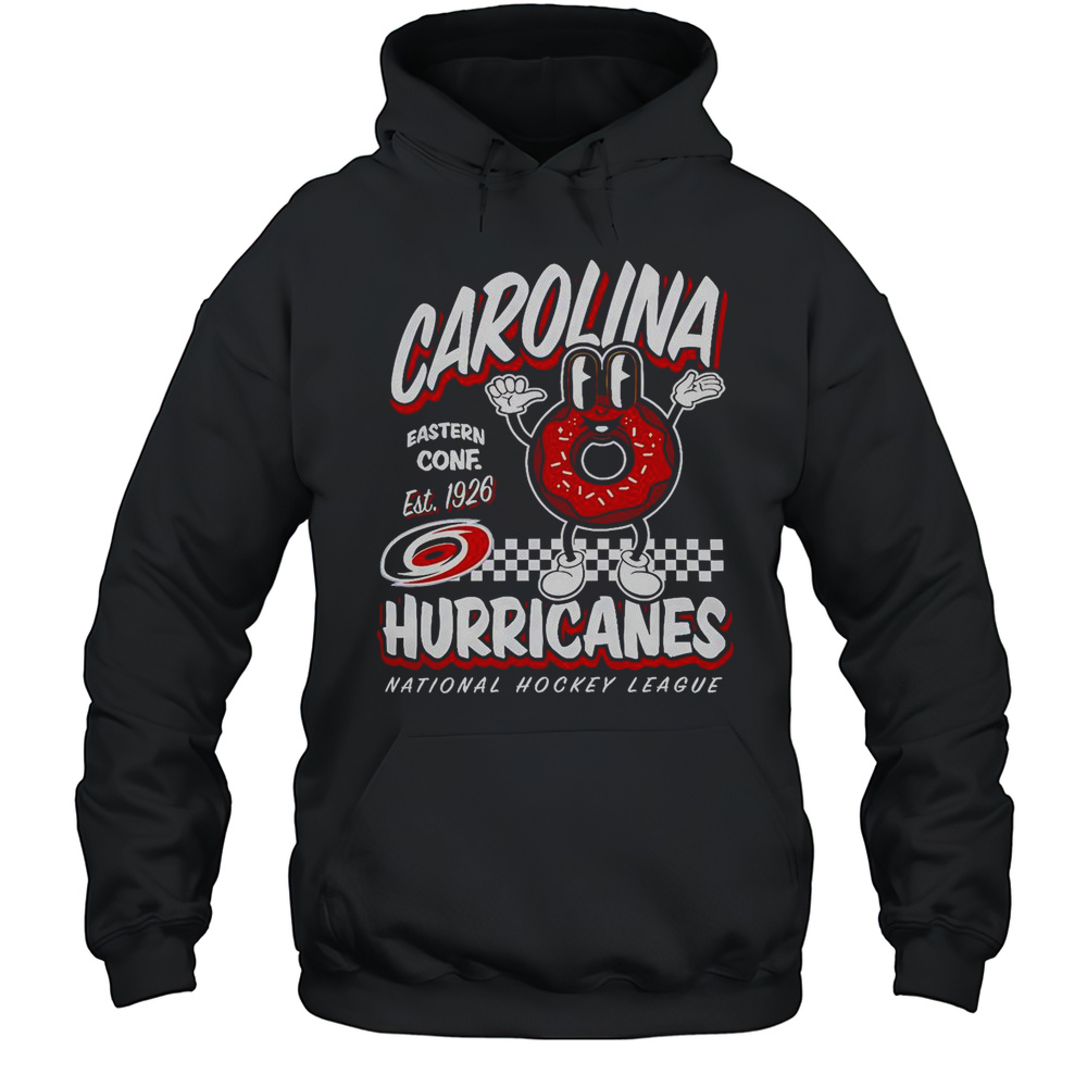 Mitchell  Ness Carolina Hurricanes Black Local Food 2025 T-Shirt Unisex Hoodie