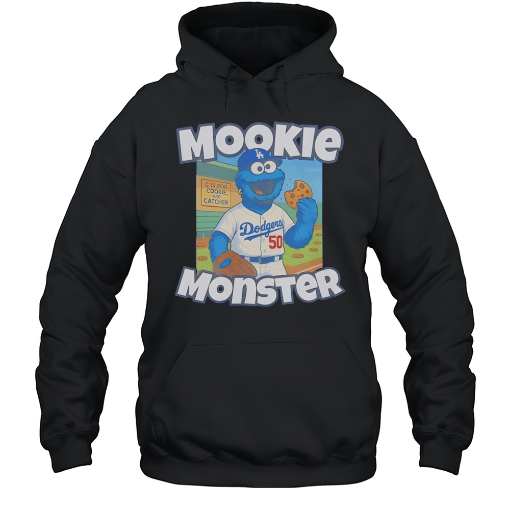 Mookie Monster Los Angeles Dodgers Shirt Unisex Hoodie