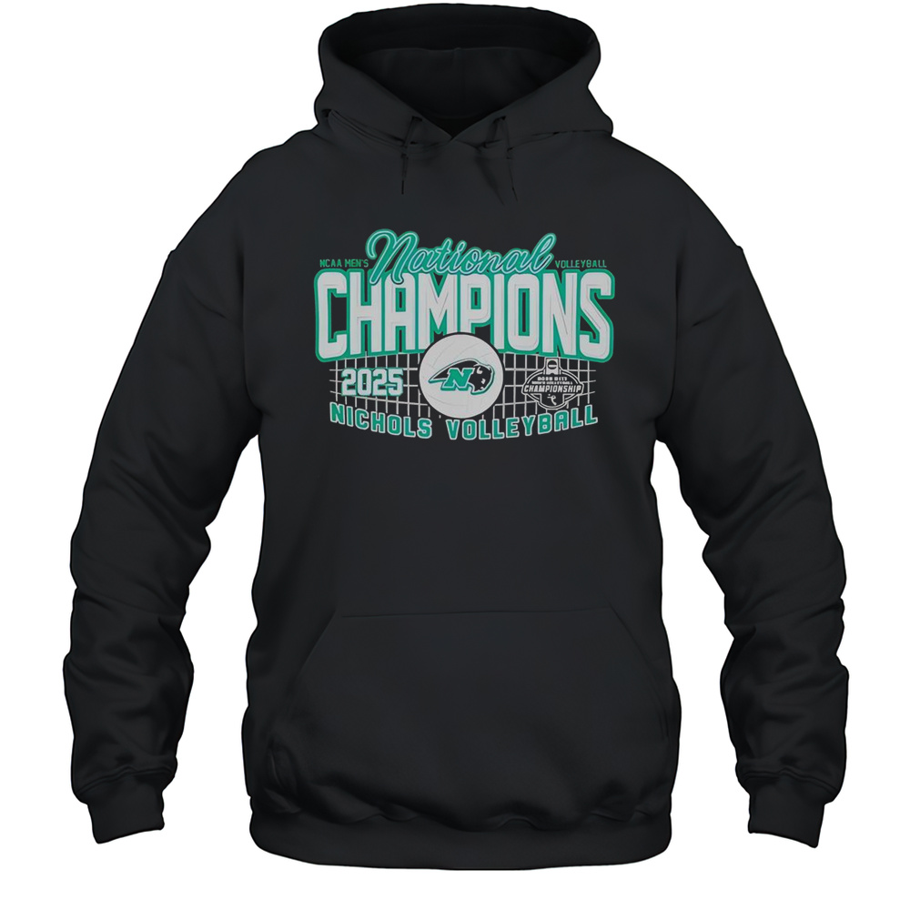 Nichols 2025 NCAA Mens Volleyball National Champions T-Shirt Unisex Hoodie