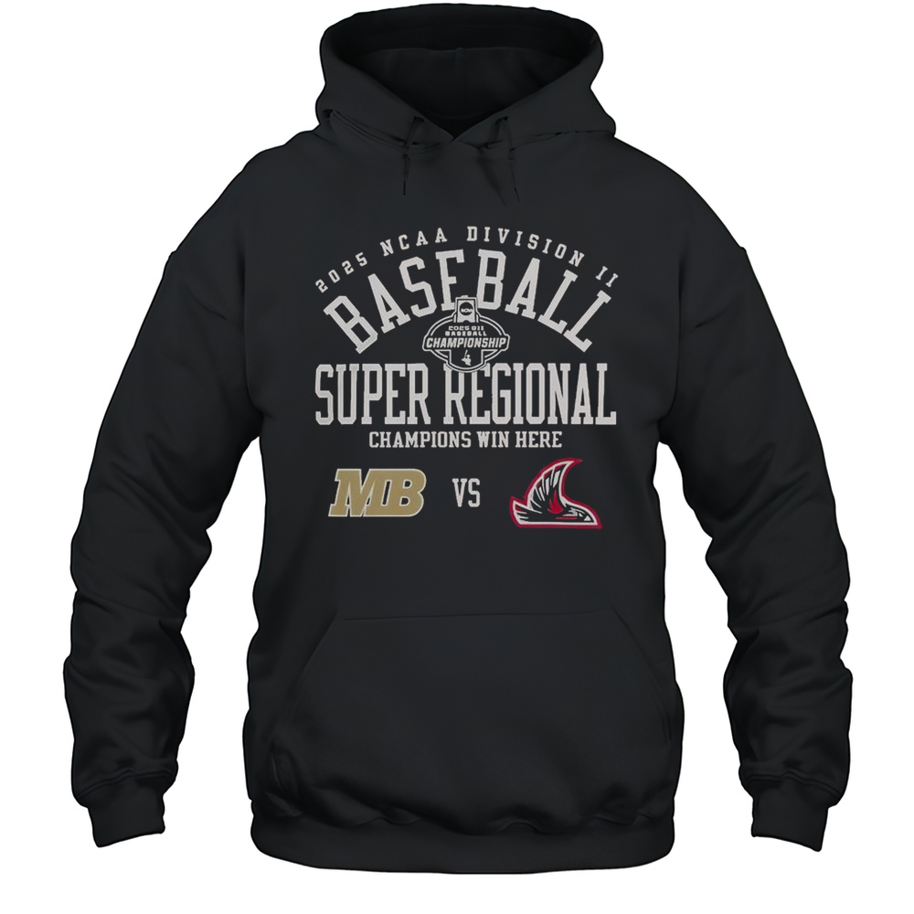 Northwest Nazarene University Vs CSUMB 2025 NCAA Division II Baseball Super Regional T-Shirt Unisex Hoodie
