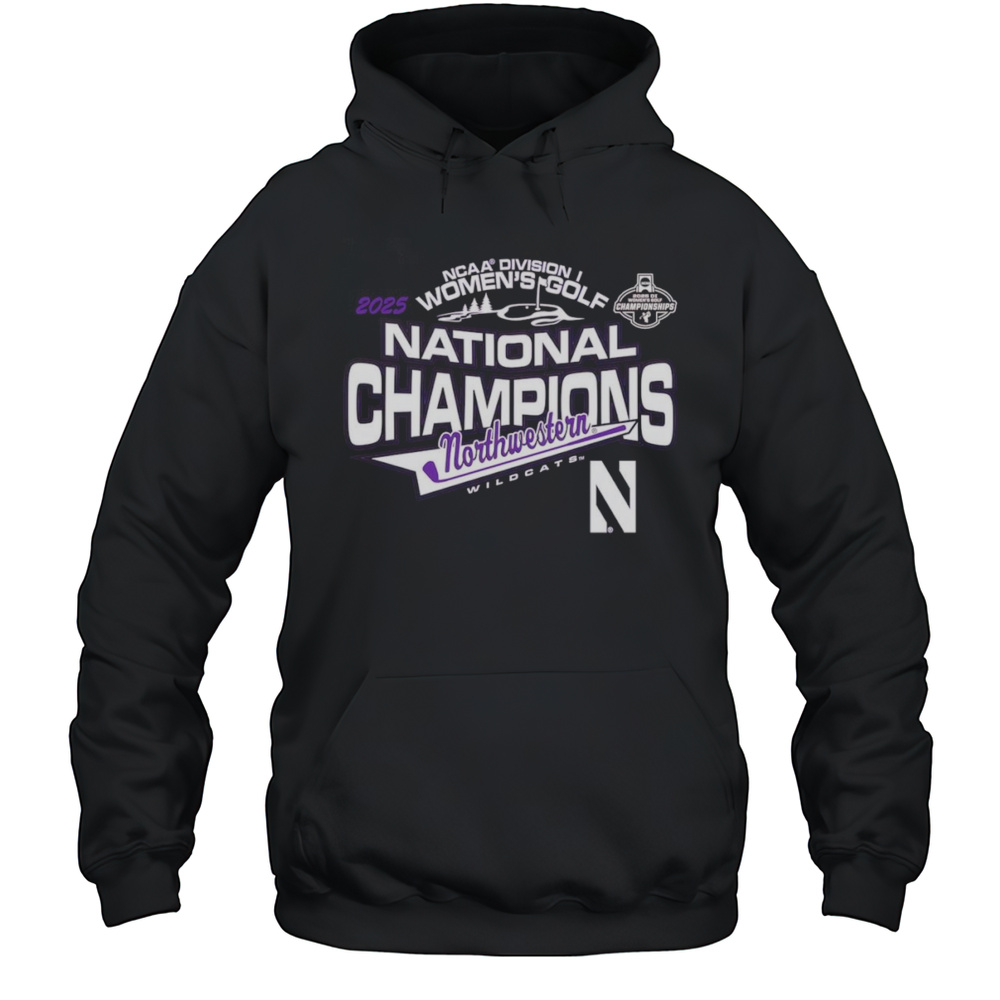 Northwestern Wildcats Womens Golf National Championship Shirt Unisex Hoodie