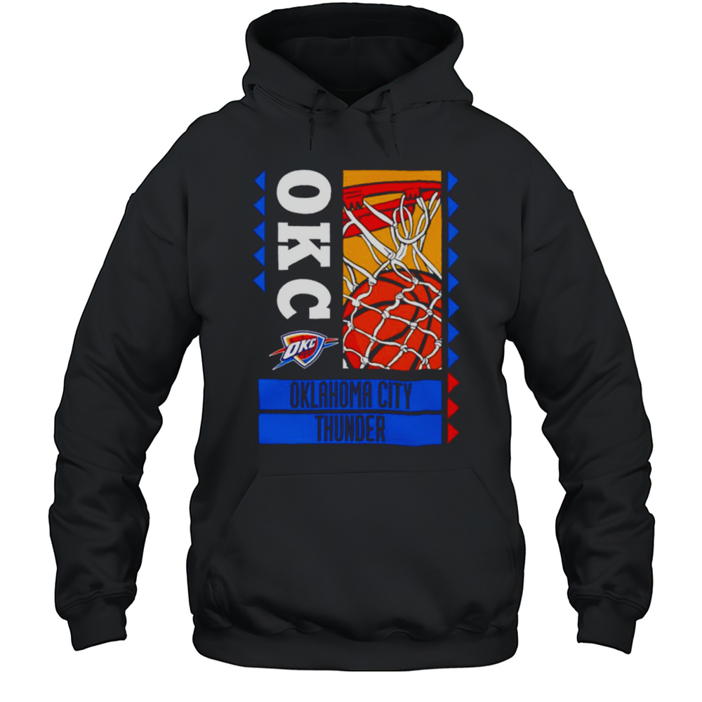 Oklahoma City Thunder Basketball Art Shirt Unisex Hoodie
