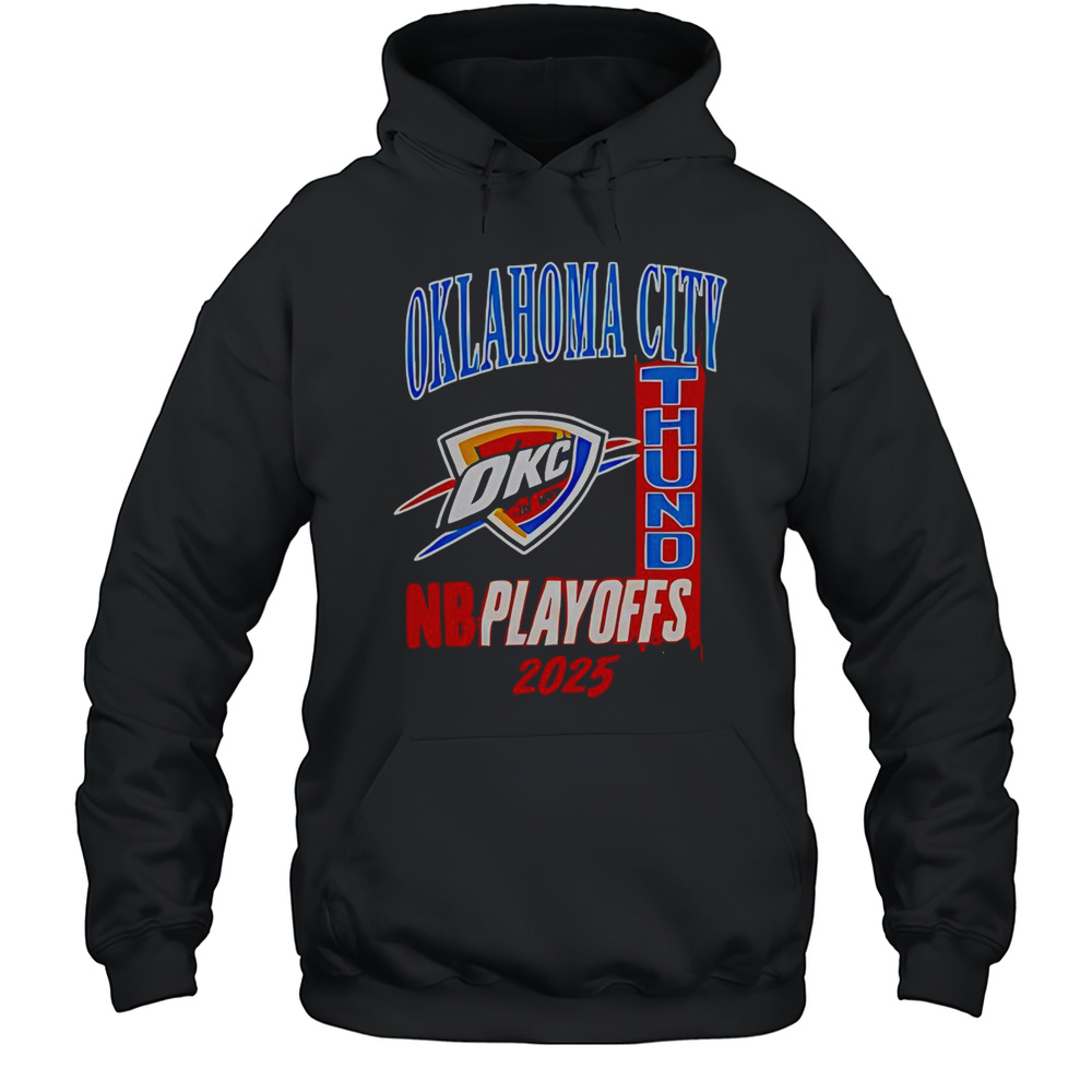 Oklahoma City Thunder NBA Playoffs 2025 Fan T-Shirt Unisex Hoodie