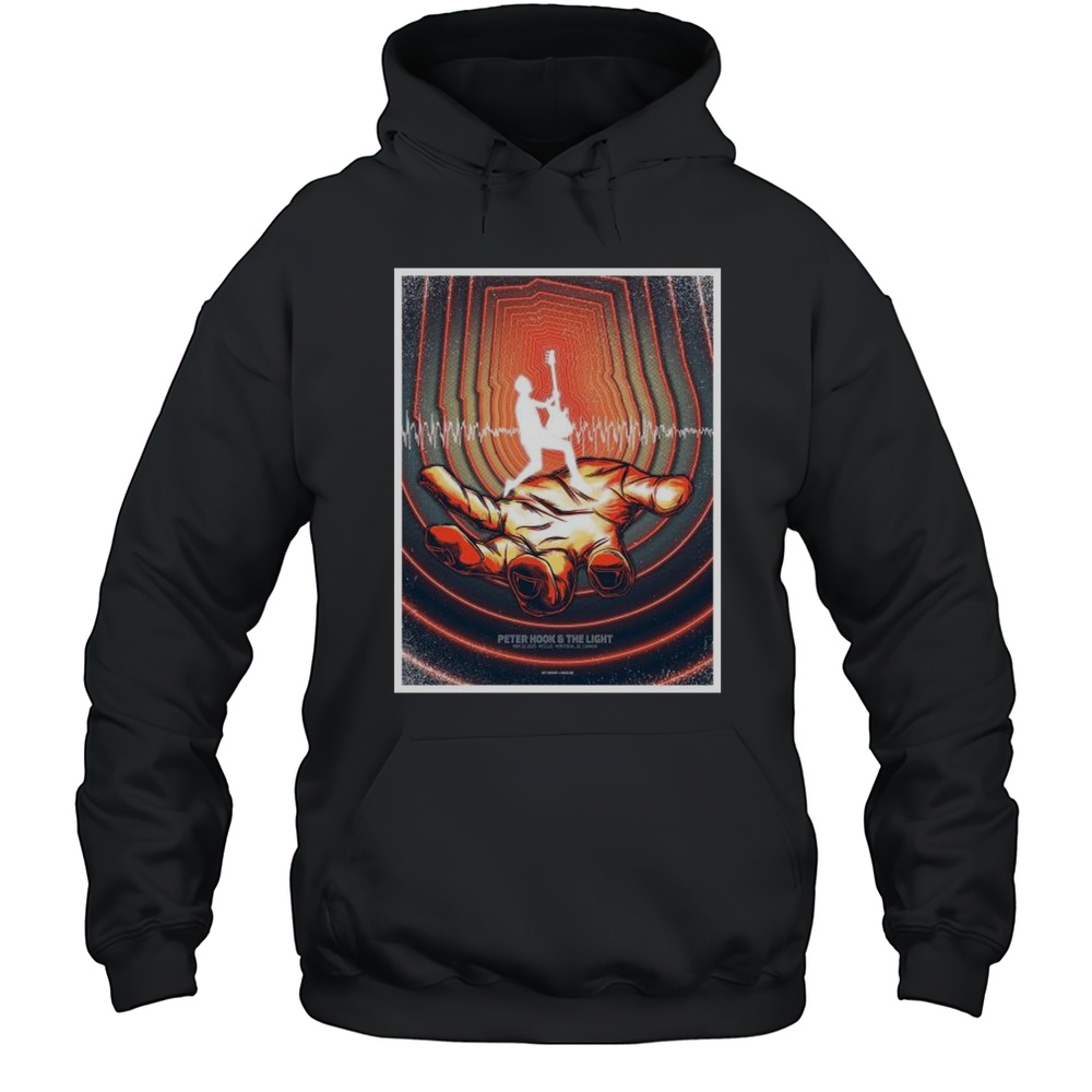 Peter Hook  The Light Mtelus Montreal QC May 22 2025 Tour T-shirt Unisex Hoodie
