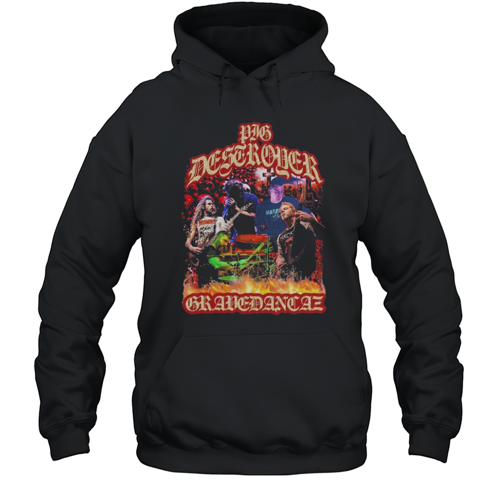 Pig Destroyer  Gravedancaz Graphic 2025 T-shirt Unisex Hoodie