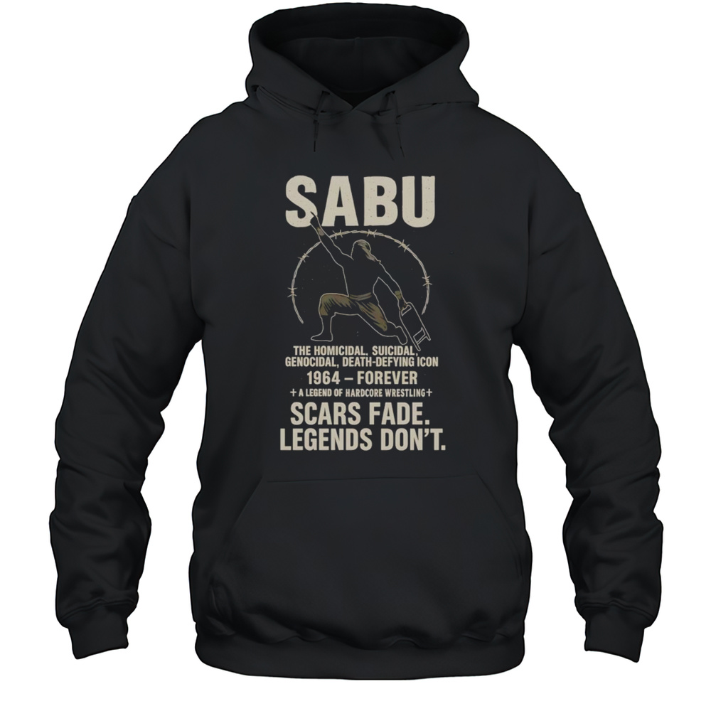 Sabu Pro Wrestling ECW Sabu Legend Wrestling In Memory Shirt Unisex Hoodie