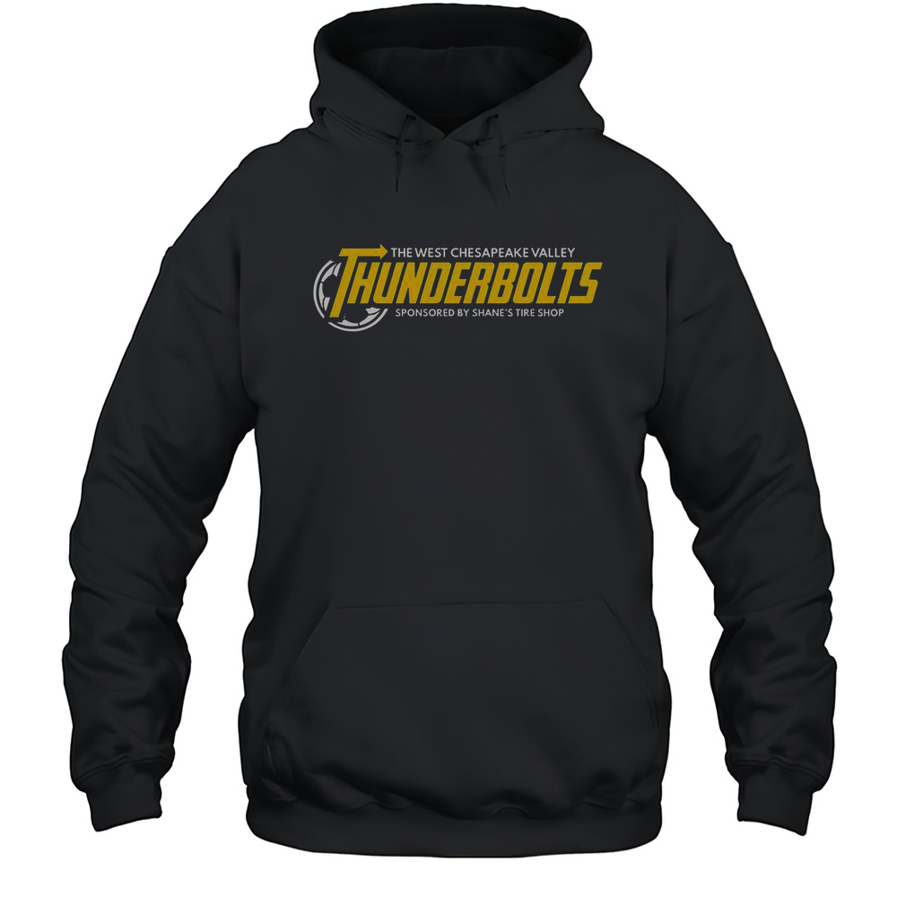 The West Chesapeake Valley Thunderbolts Soccer T-Shirt Unisex Hoodie