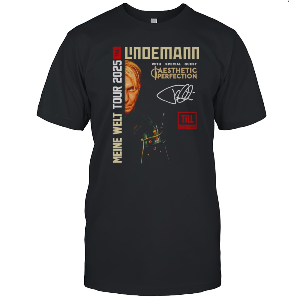 Till Lindemann Festival Tour 2025 With Special Guest Aesthetic Perfection Shirt
