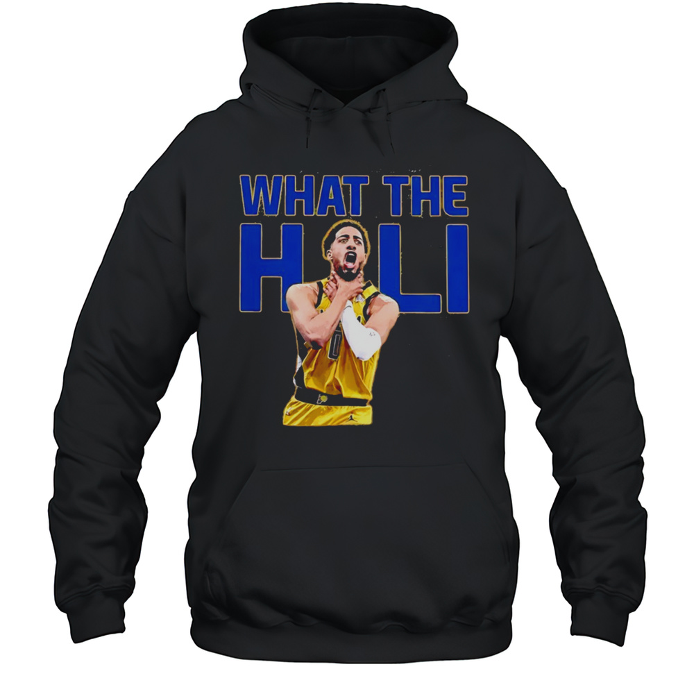 What The Hali Tyrese Haliburton Choke Indiana Pacers NBA Basketball 2025 Shirt Unisex Hoodie