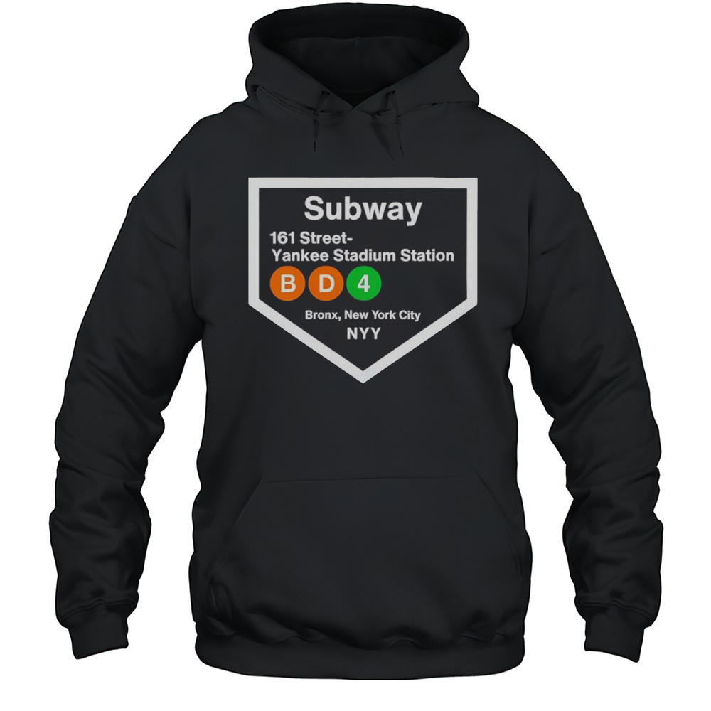 Yankee Stadium Subway Stop Shirt Unisex Hoodie