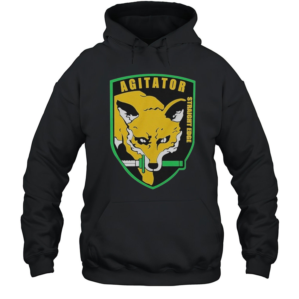 Agitator Straight Edge Fox T-shirt Unisex Hoodie