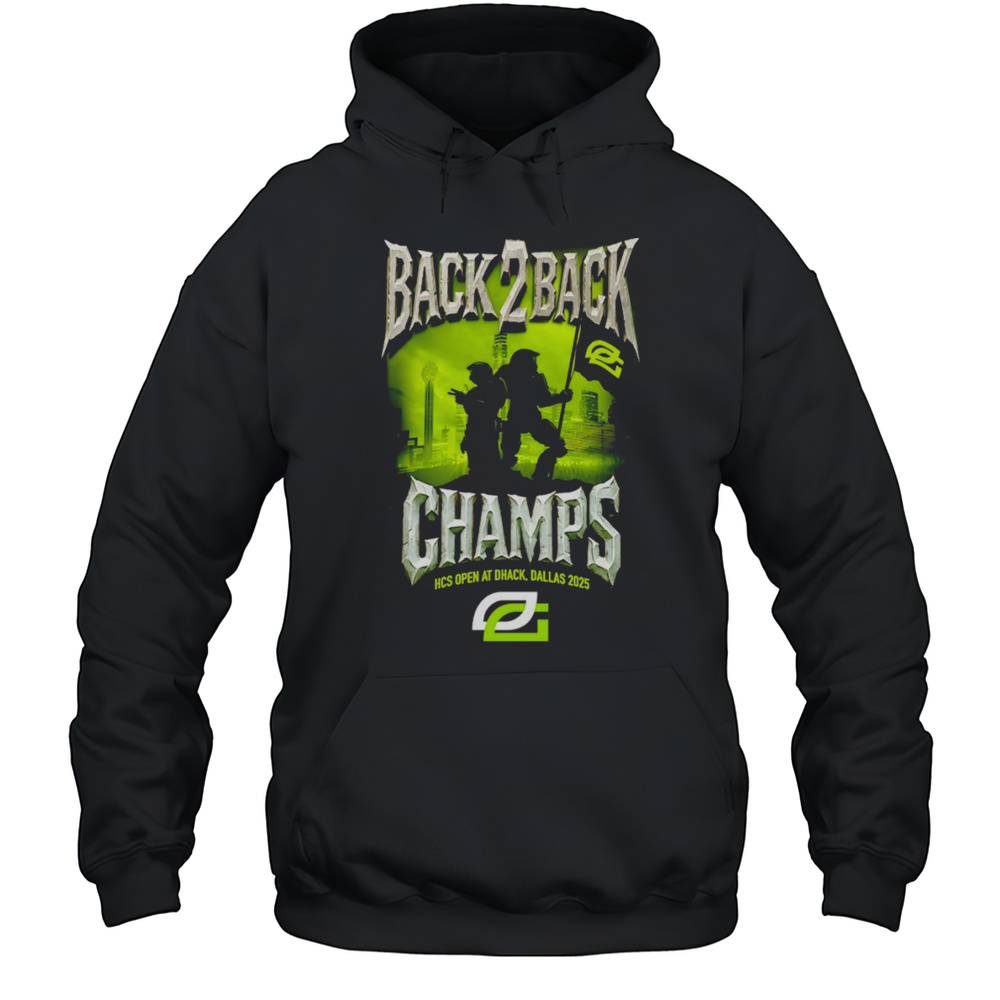 Back 2 Back Champs HCS Open At Dhack Dallas 2025 Shirt Unisex Hoodie