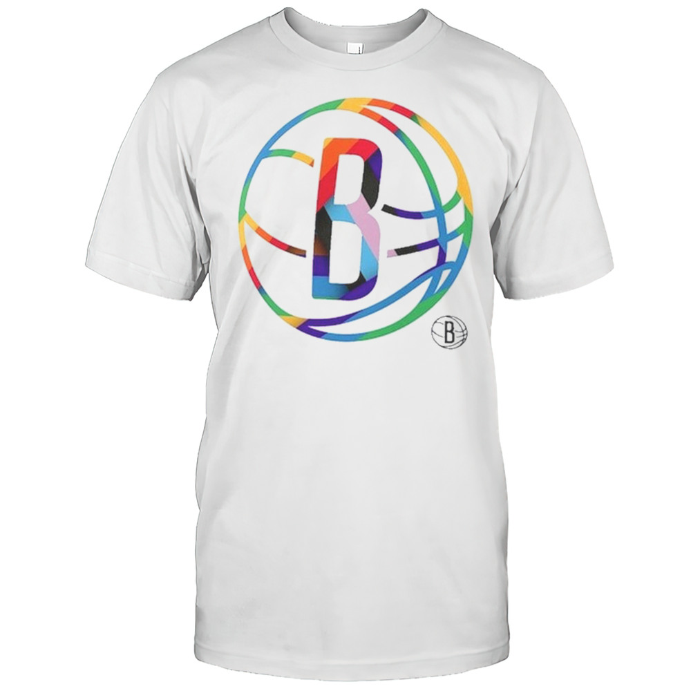 Brooklyn Nets Team Logo Pride T-Shirt