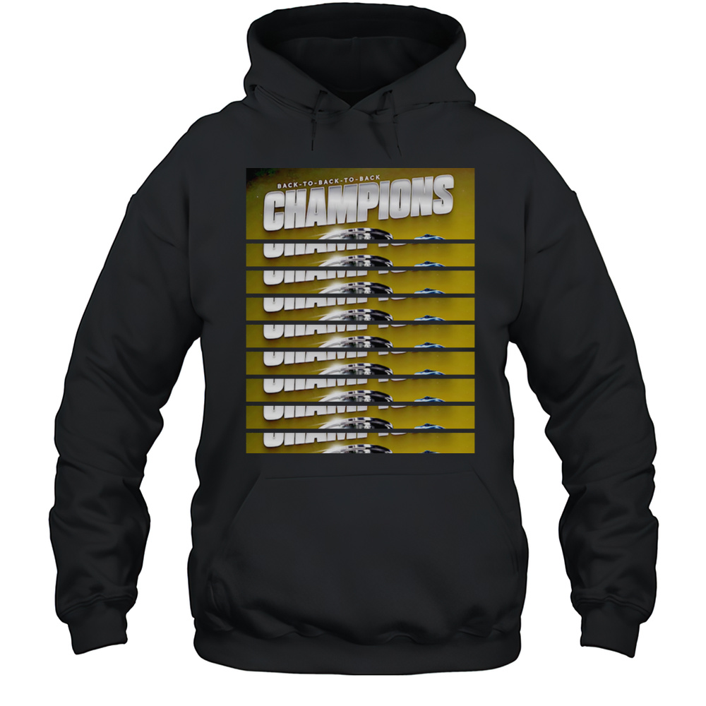 Buffalo Bandits Are BACK-TO-BACK-TO-BACK National Lacrosse League Champions Shirt Unisex Hoodie