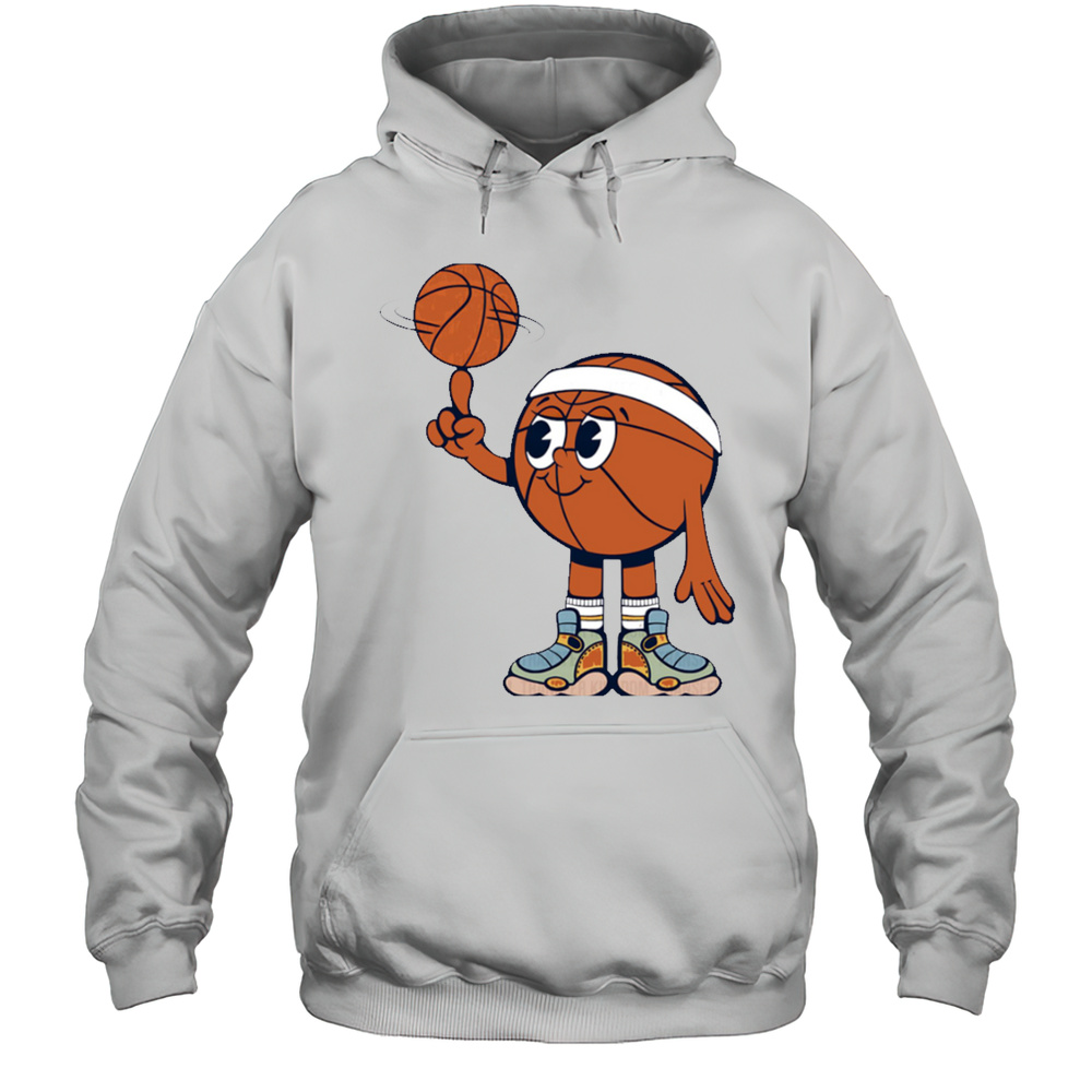 Cute Basketball Spinning The Ball Shirt Unisex Hoodie