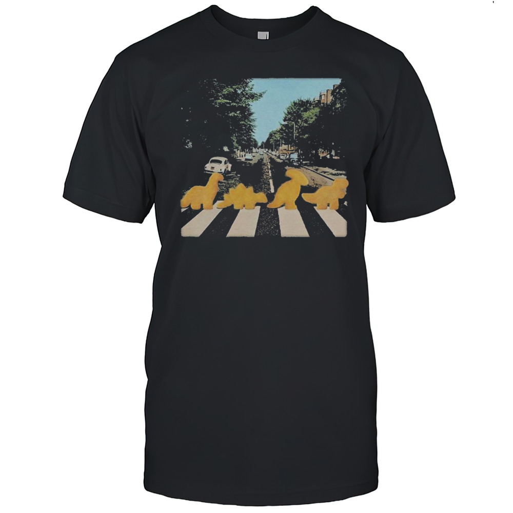 Dino Nugget Road Abbey T-shirt