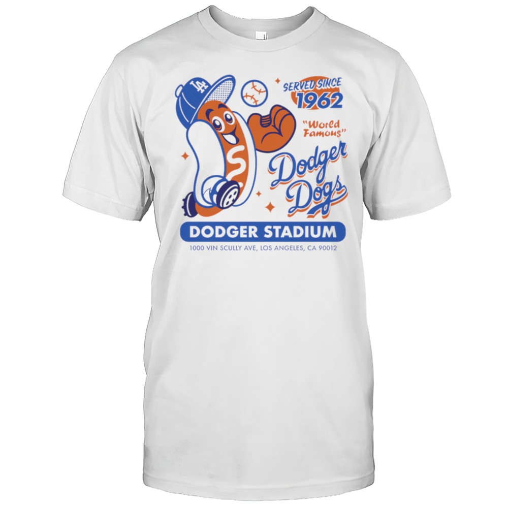 Dodger Dogs World Famous Perfect For Retro Baseball Shirt
