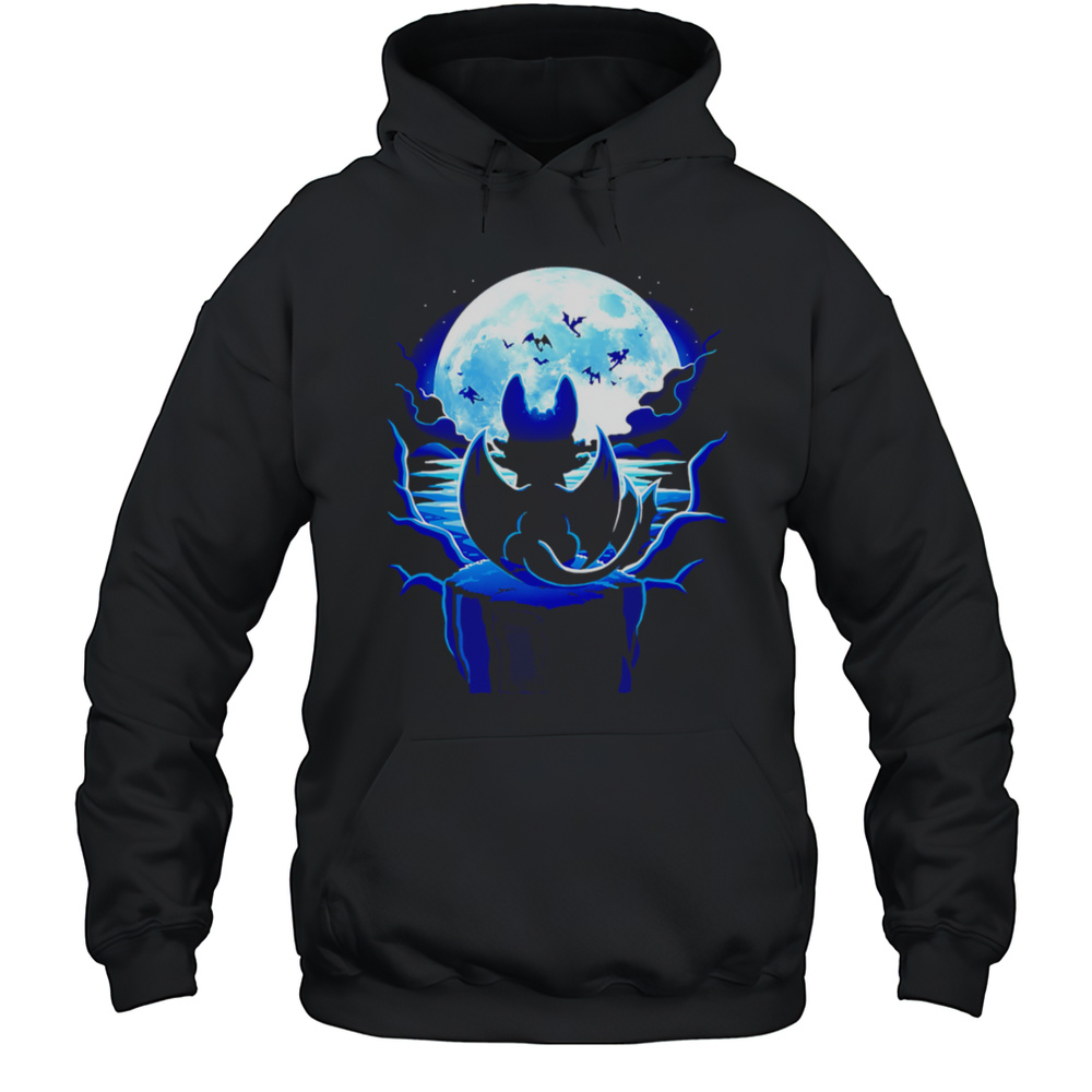 Dragon Land Under The Moonlight Shirt Unisex Hoodie