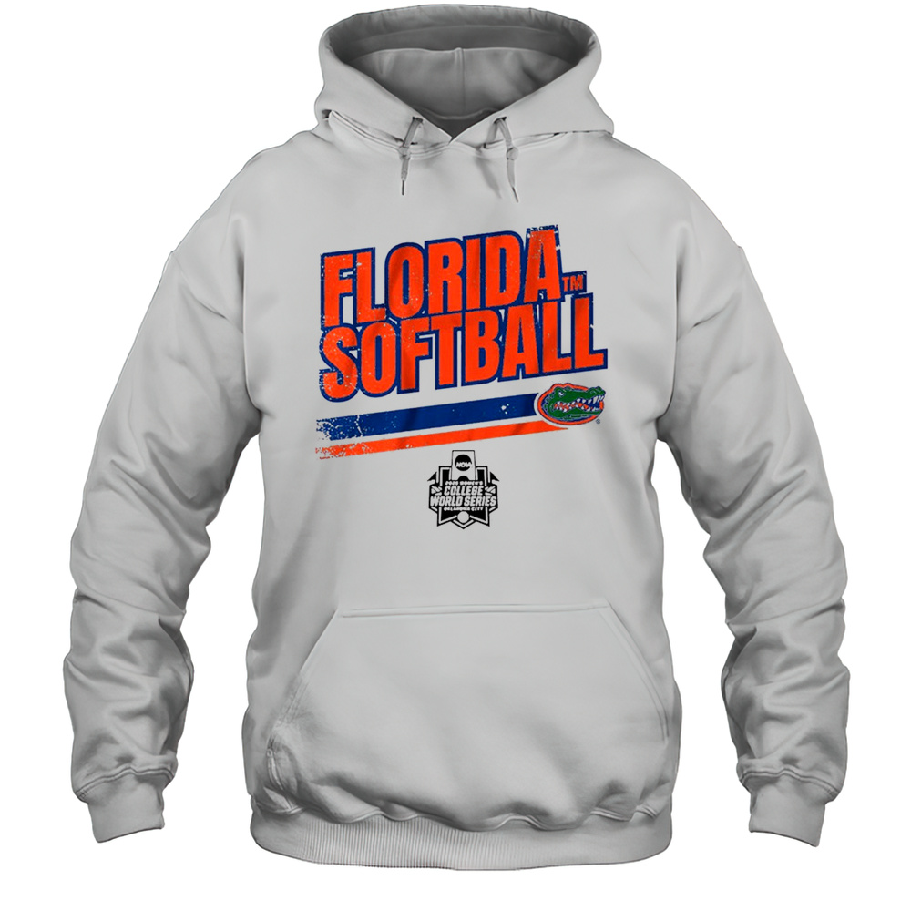 Florida Gators Softball Womens College World Series Stripe NCAA 2025 T-shirt Unisex Hoodie