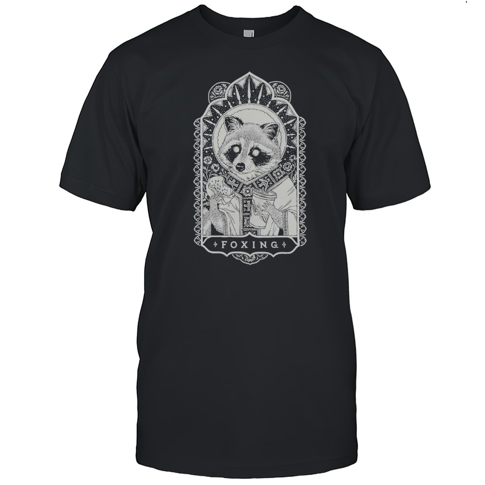 Foxing Raccoon Snacks T-shirt