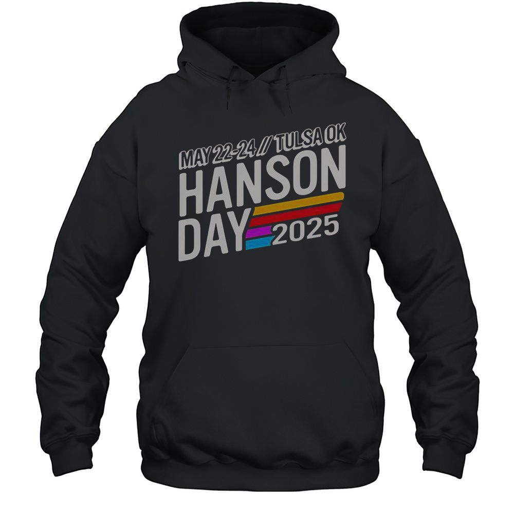 Hanson Day May 22 24 2025 Tulsa Ok T-Shirt Unisex Hoodie