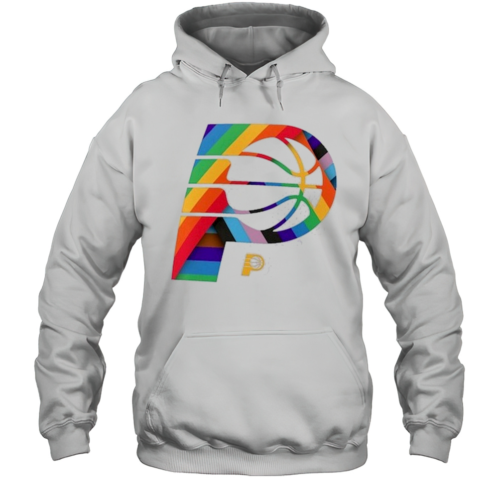 Indiana Pacers Team Logo Pride T-Shirt Unisex Hoodie