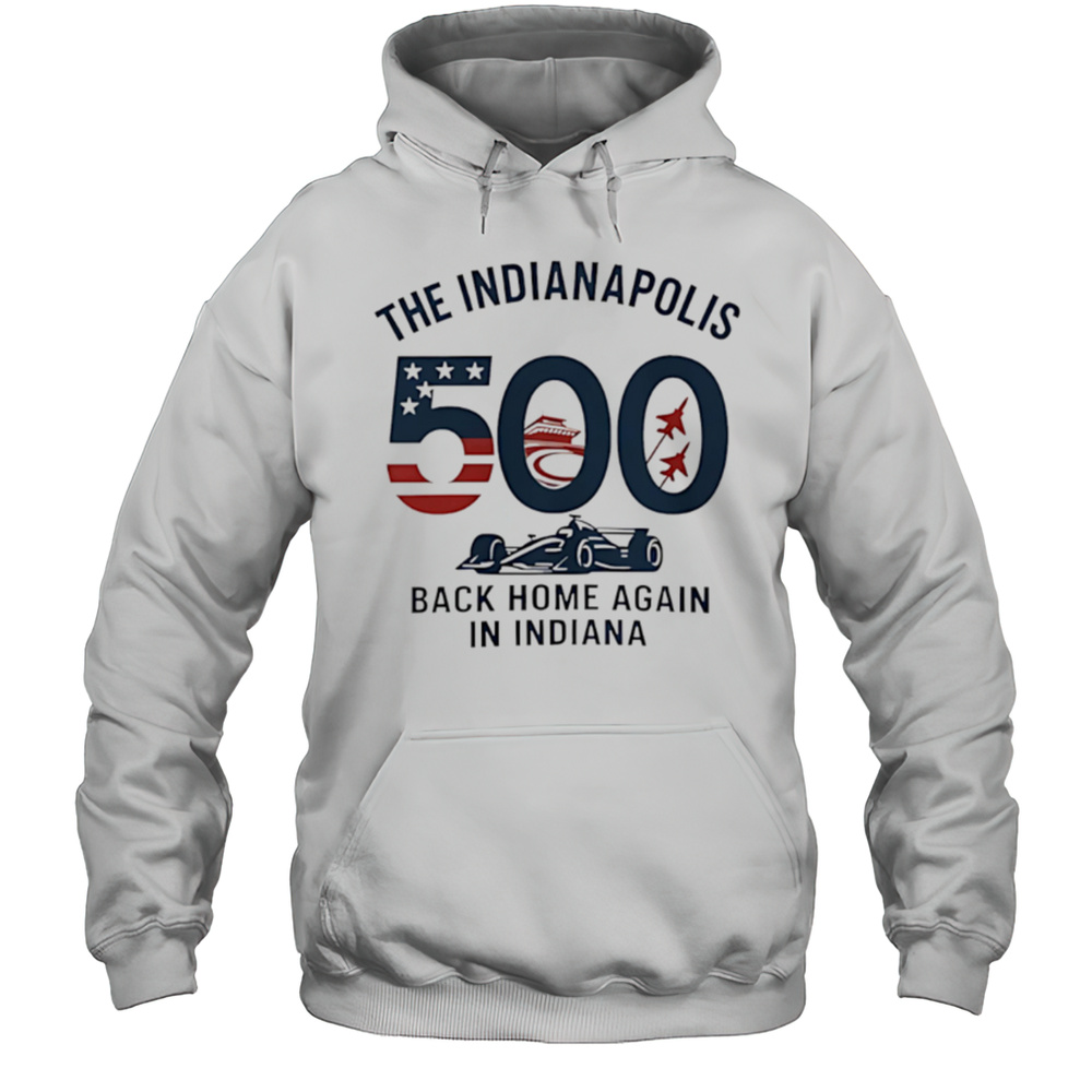 Indy 500 Tee Celebrate Racing Spirit Motorsports Independence Day Shirt Unisex Hoodie