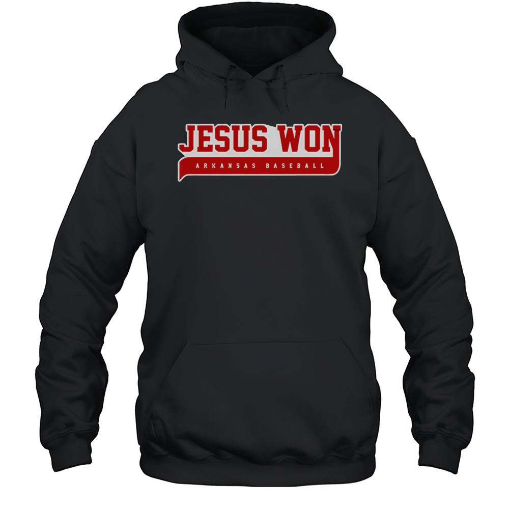 Jesus Won Arkansas Razorbacks 2025 Special Shirt Unisex Hoodie