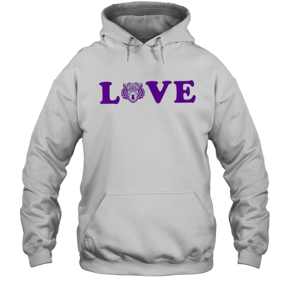 LSU Tigers Love Purple Shirt Unisex Hoodie