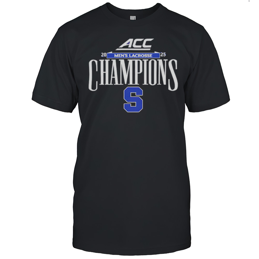 Mens Lacrosse 2025 ACC Champs Locker Room Shirt