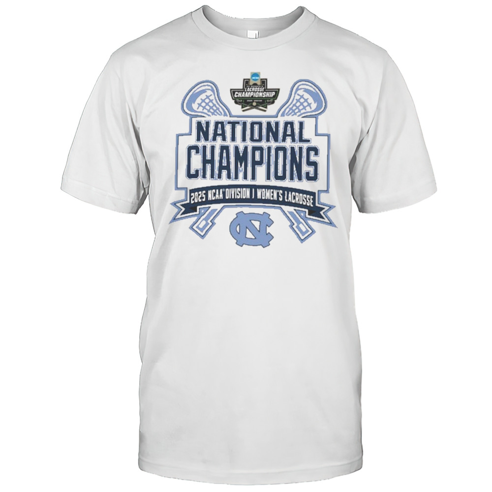 North Carolina Tar Heels NCAA Division I Womens Lacrosse National Champions 2025 T-shirt