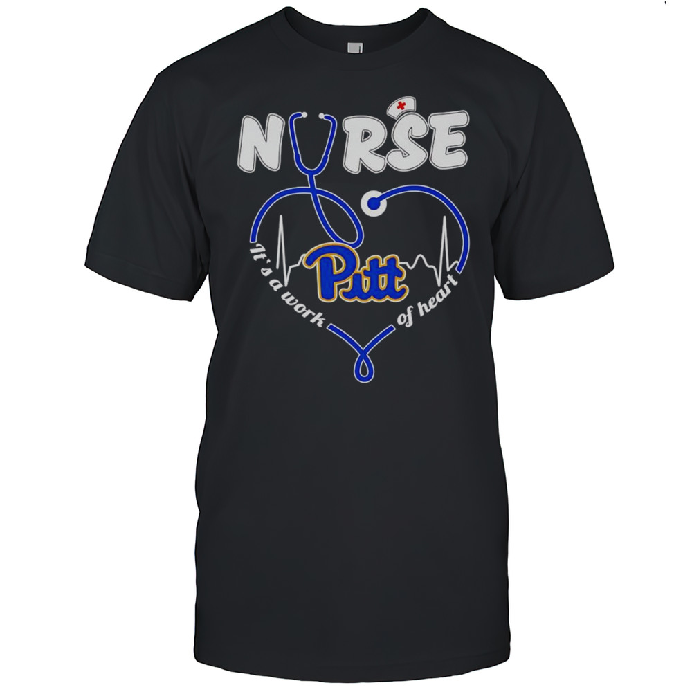 Nurse Its A Work Of Heart Pittsburgh Panthers Shirt