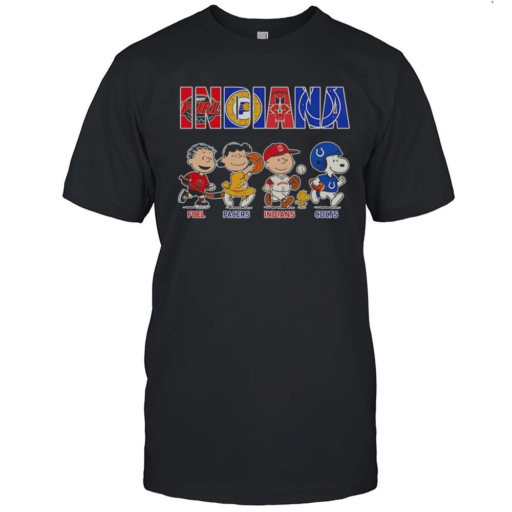 Peanuts Indiana Fuel Pacers Indians Colts Shirt