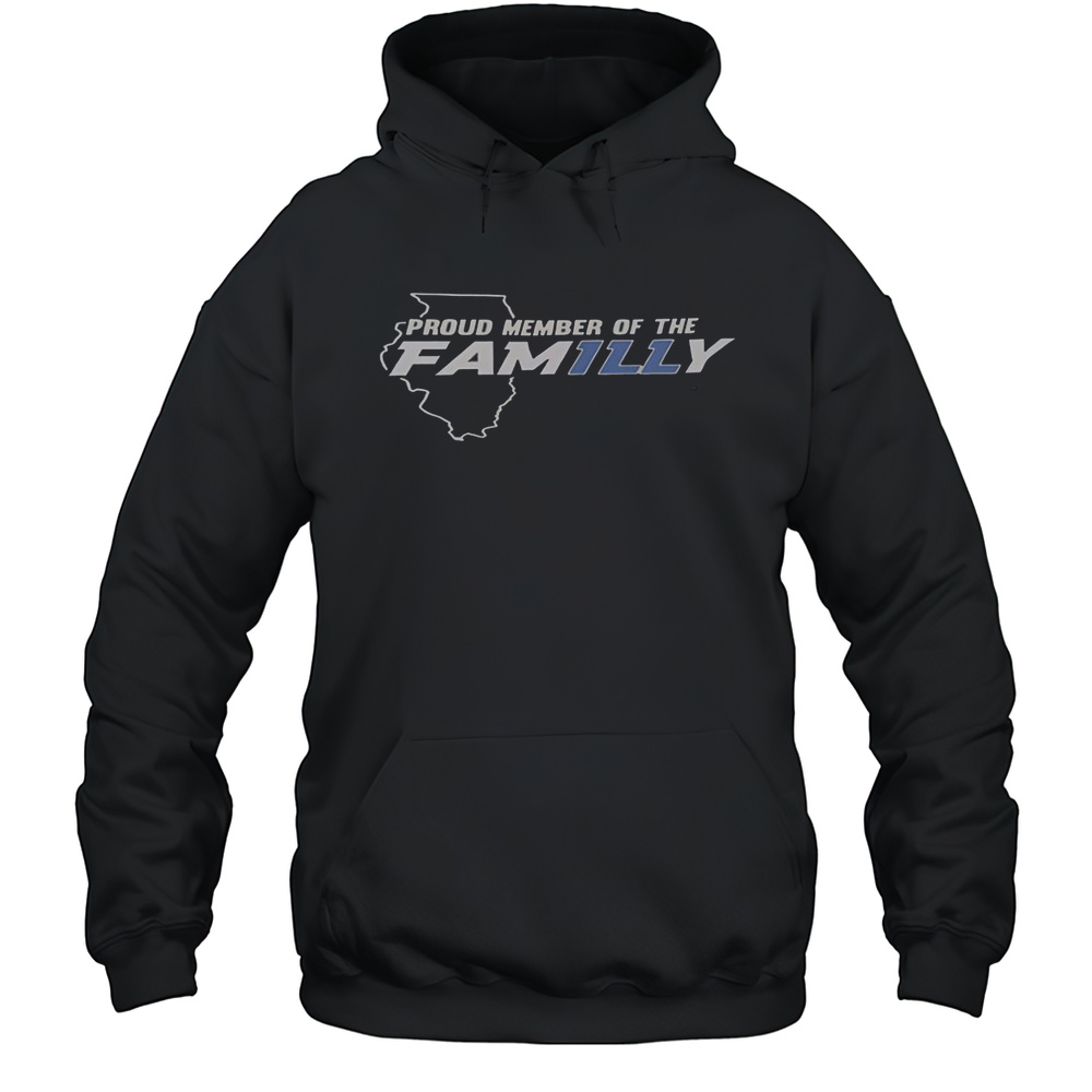 Proud Member Of The Familly Illinois Fighting Illini T-Shirt Unisex Hoodie
